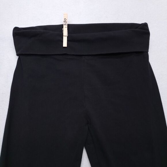 Victoria's Secret Pull On Workout Legging Pants Womens Size Small S Black Blue - Picture 1 of 8